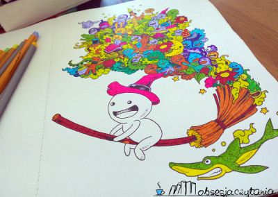 Obsesja czytania Obsesja kolorowania