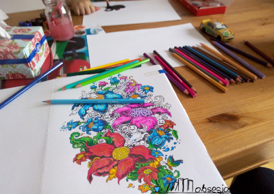 Obsesja czytania Obsesja kolorowania